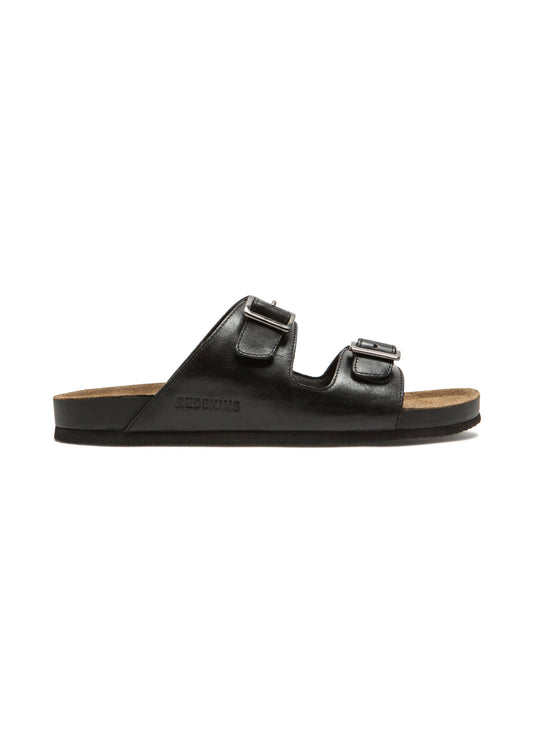 Mules Californie noires/noires