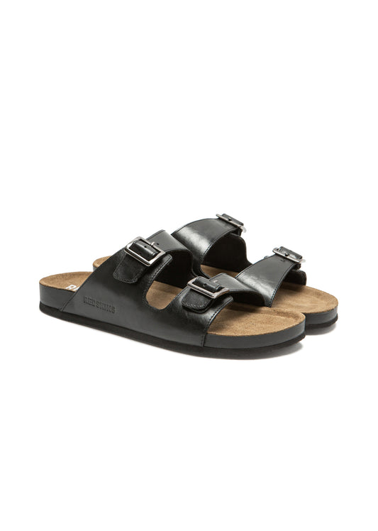Mules Californie noires/noires