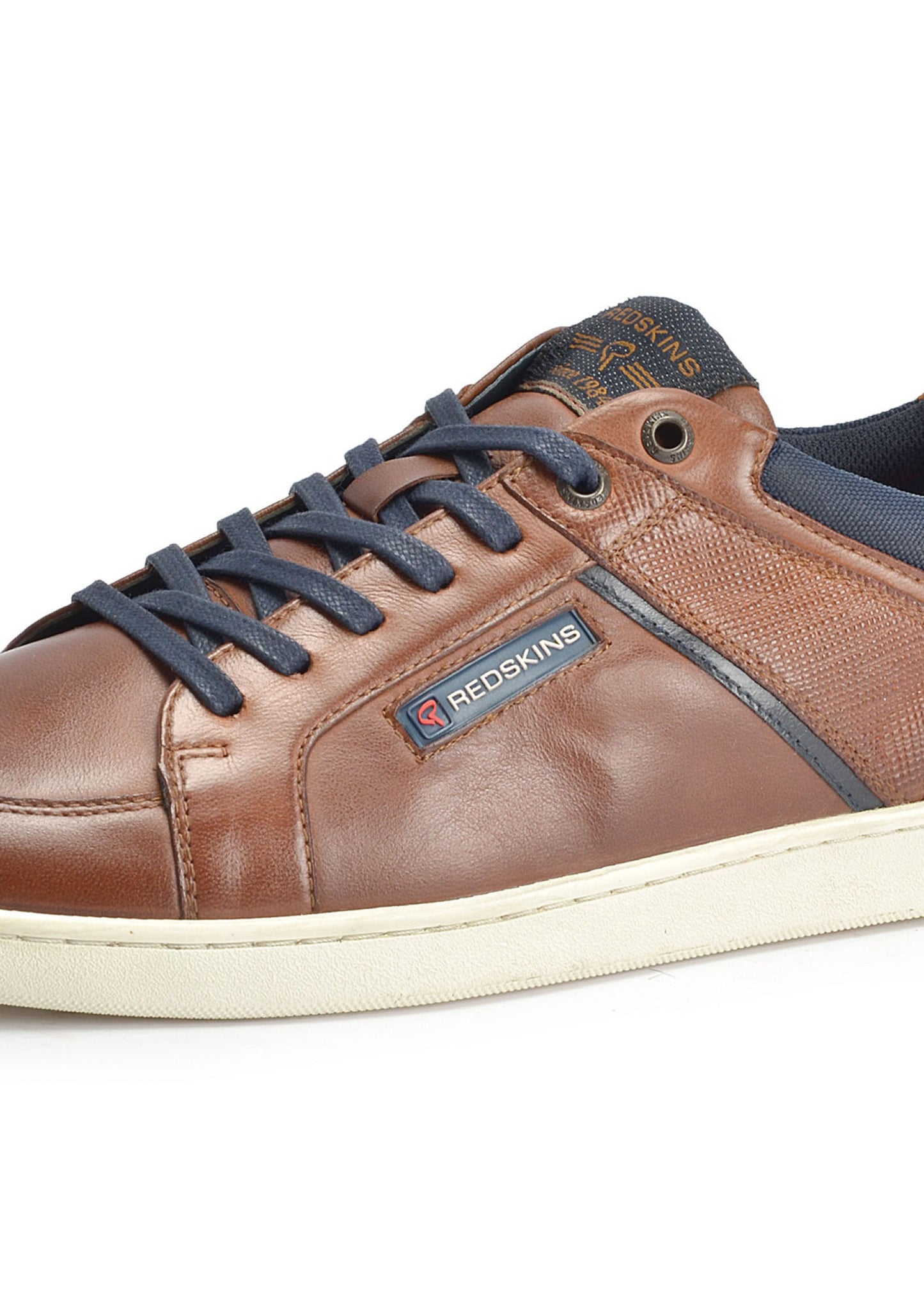 Baskets cognac / marines FLORISSANT