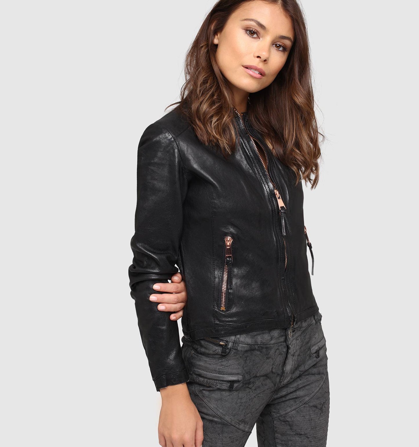 Blouson en cuir GOLDIE BILBAO