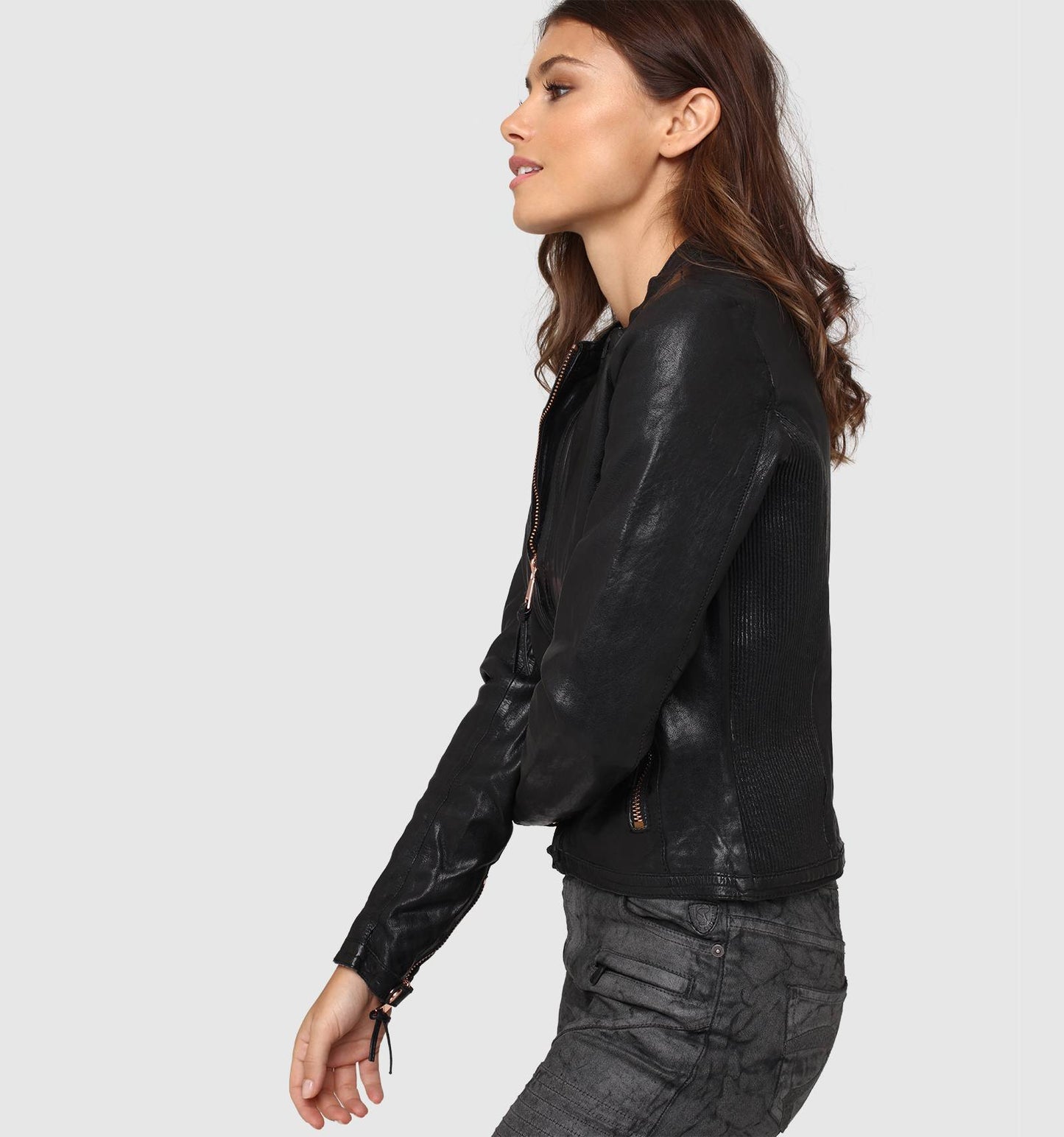 Blouson en cuir GOLDIE BILBAO