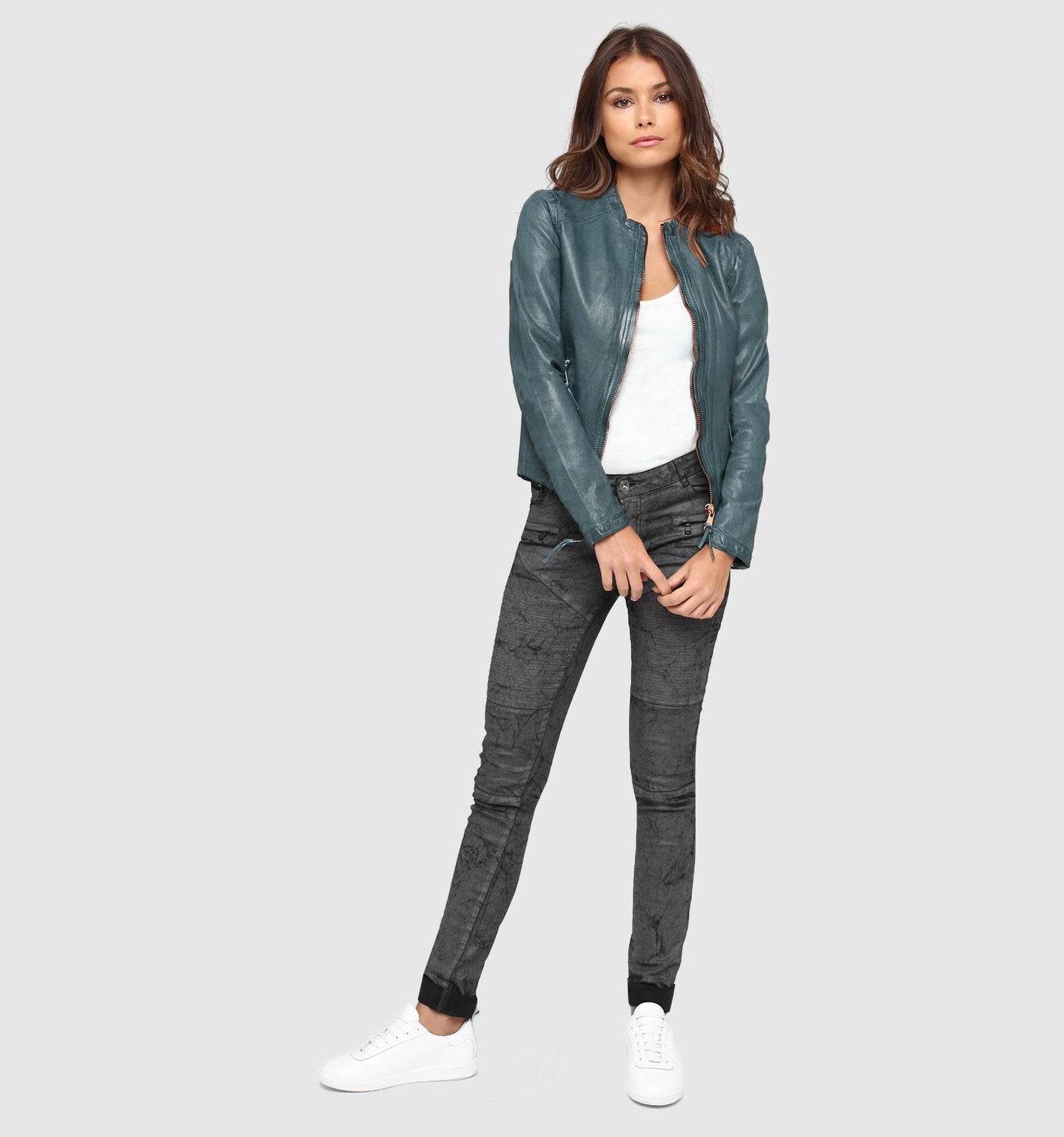 Blouson en cuir GOLDIE BILBAO