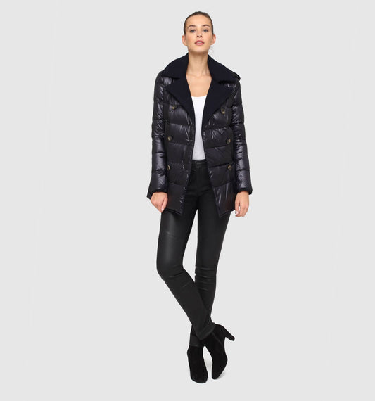 Manteau bi-matière INAYA FLESH