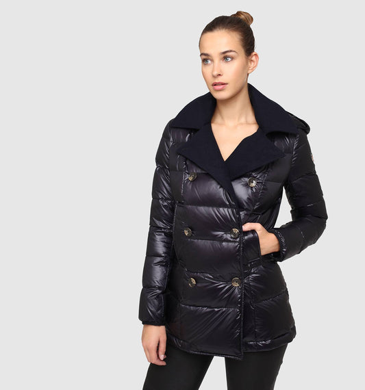Manteau bi-matière INAYA FLESH
