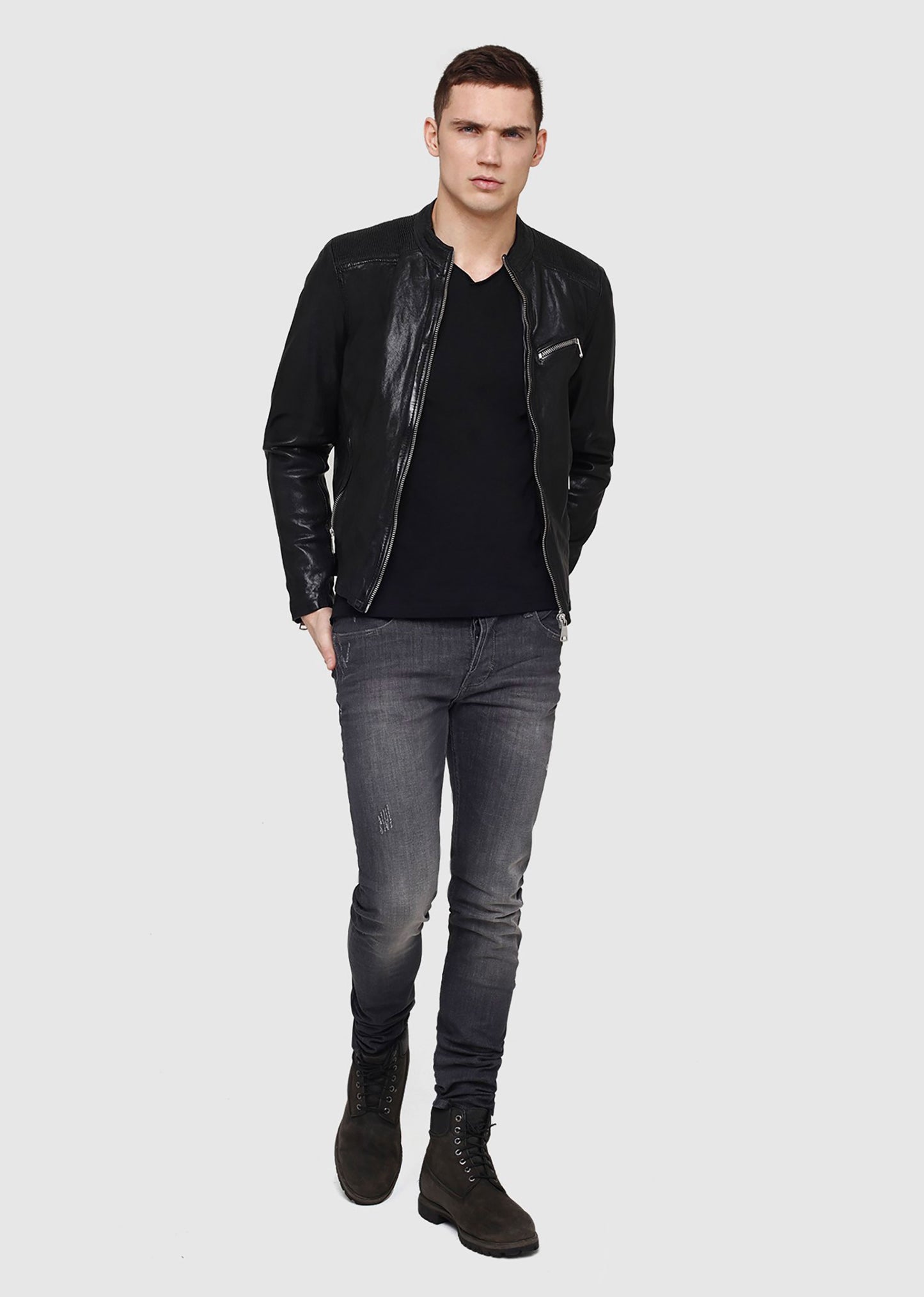 Blouson en cuir CROSS JANEIRO