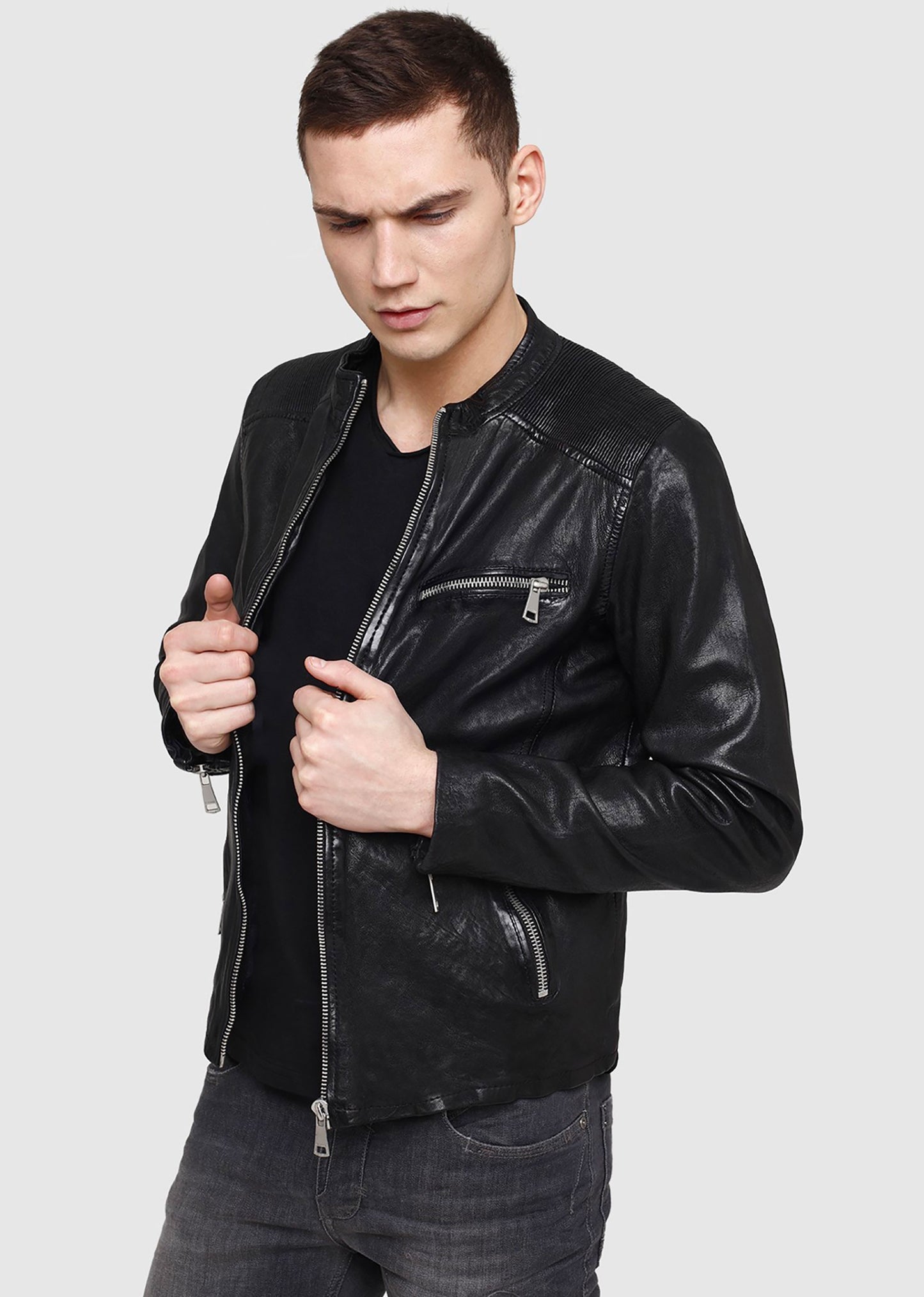 Blouson en cuir CROSS JANEIRO