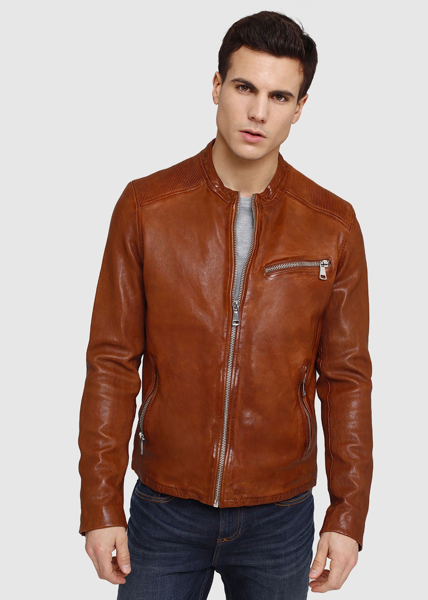Blouson en cuir CROSS JANEIRO
