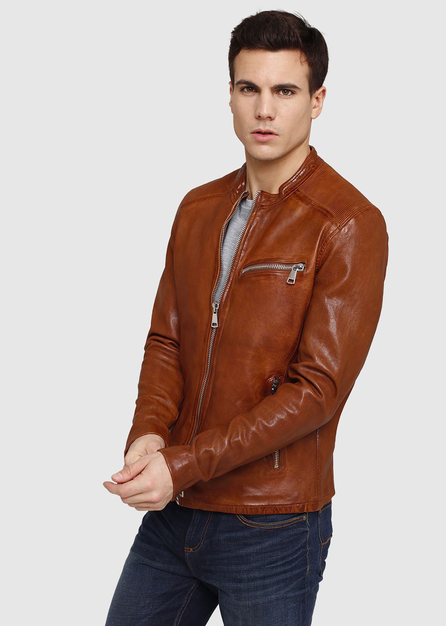 Blouson en cuir CROSS JANEIRO