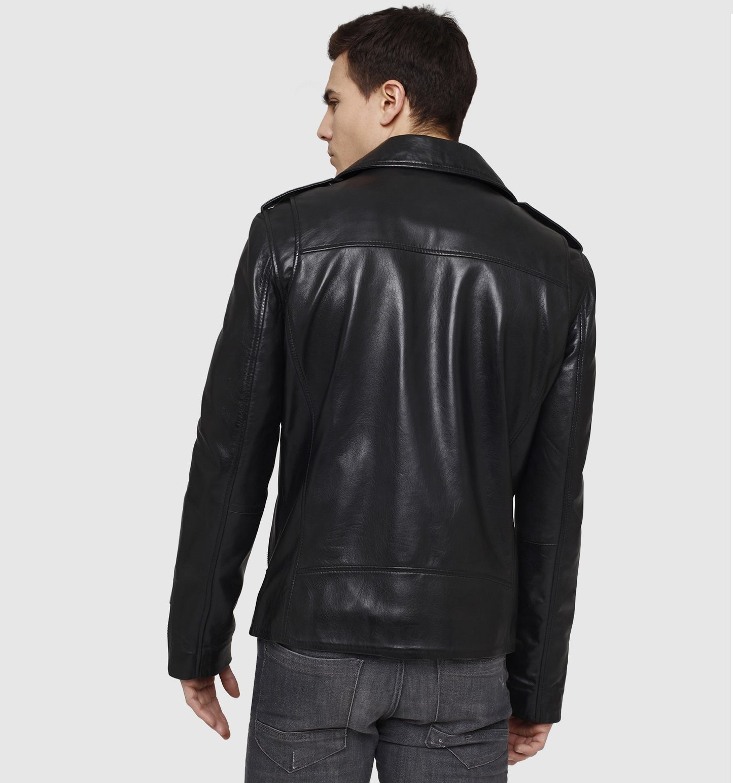 Blouson en cuir DYER GETTY