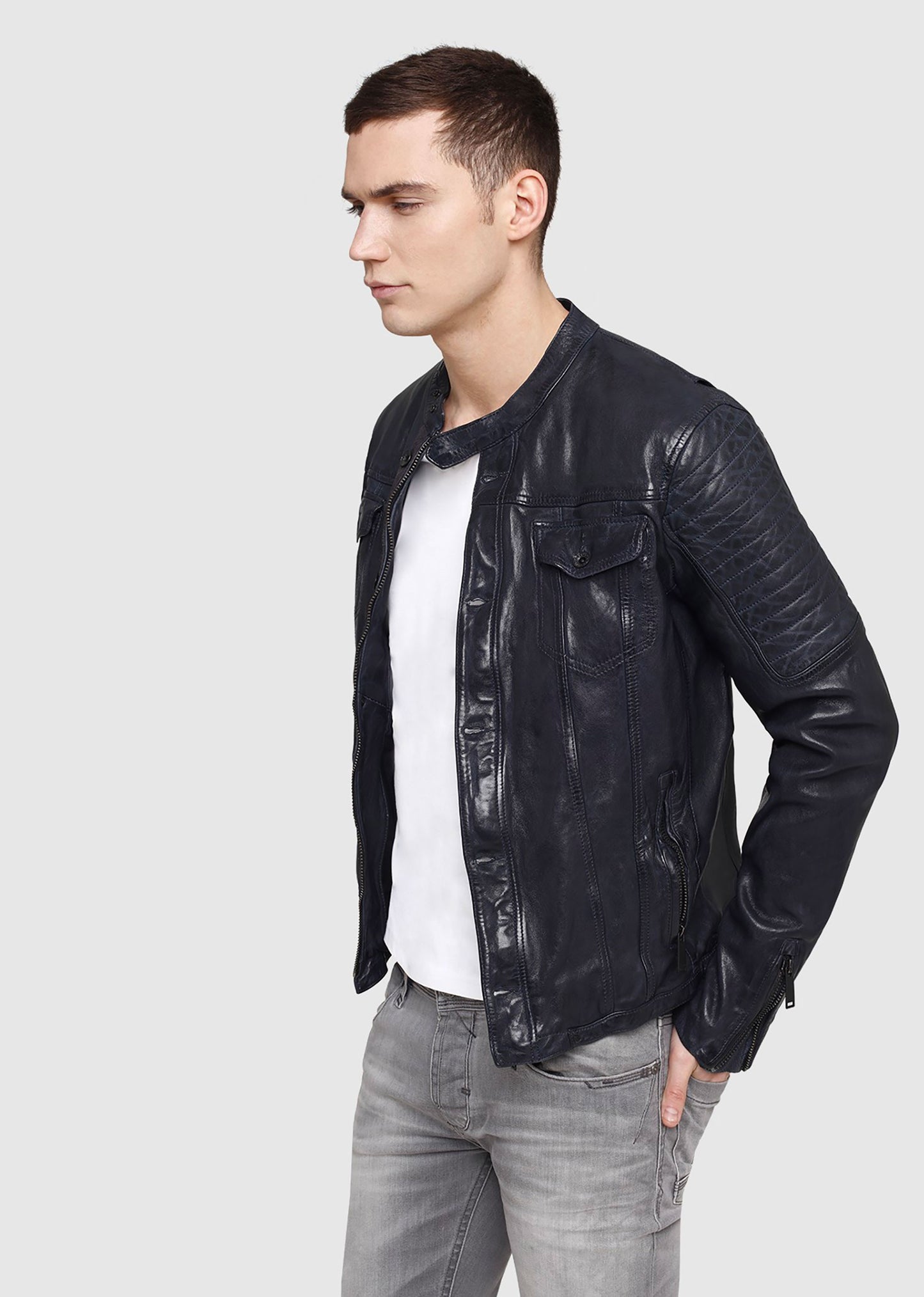 Blouson en cuir FINCHER JANEIRO