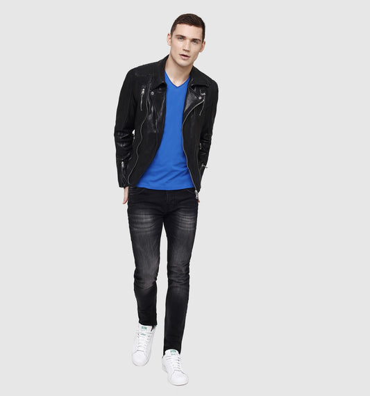 Blouson en cuir FREEMAN JANEIRO