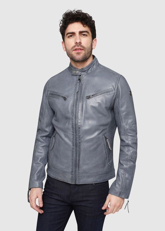 Blouson en cuir LYNCH CASTING