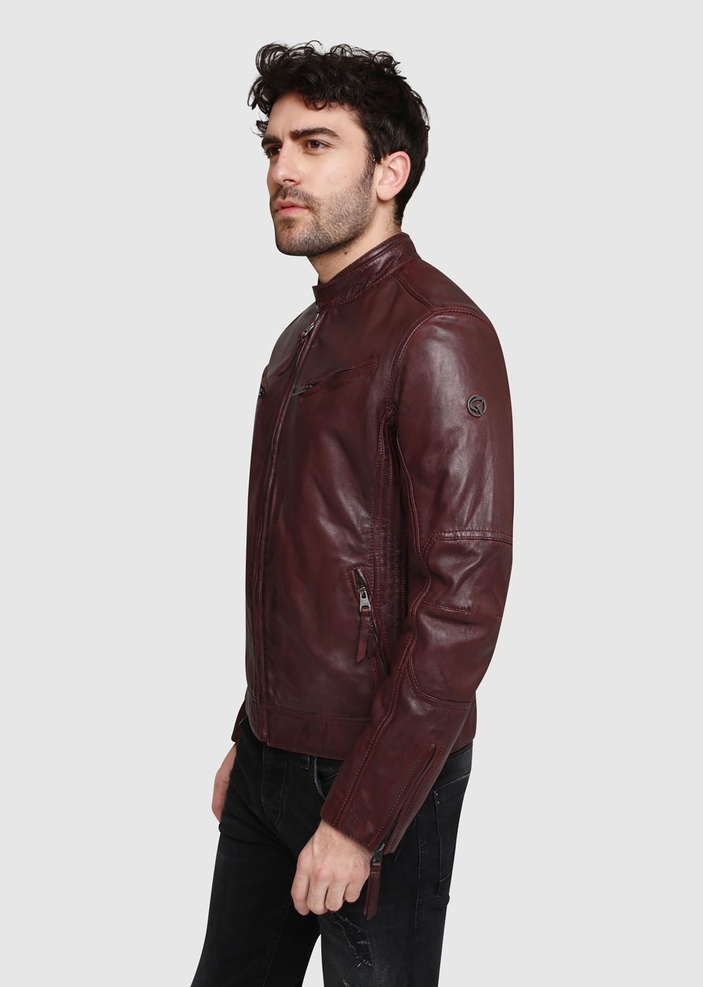 Blouson en cuir LYNCH CASTING