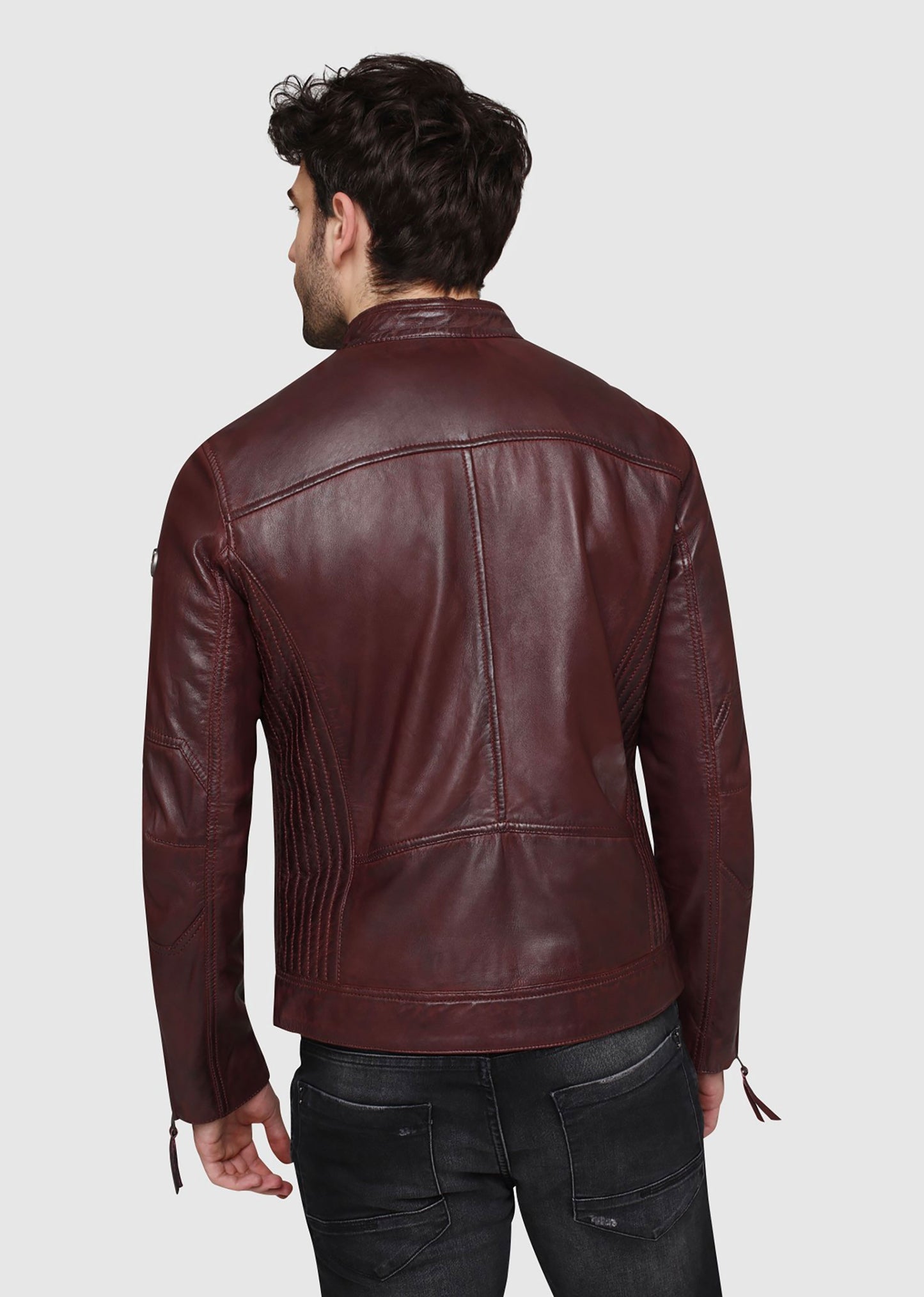 Blouson en cuir LYNCH CASTING