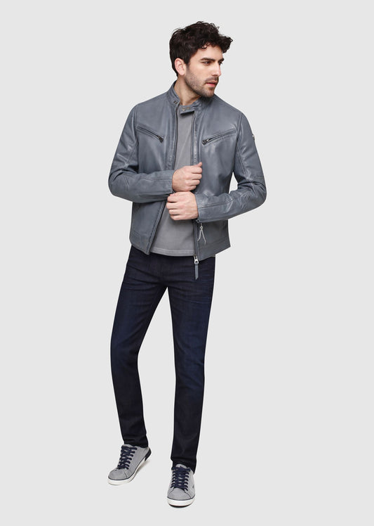 Blouson en cuir LYNCH CASTING