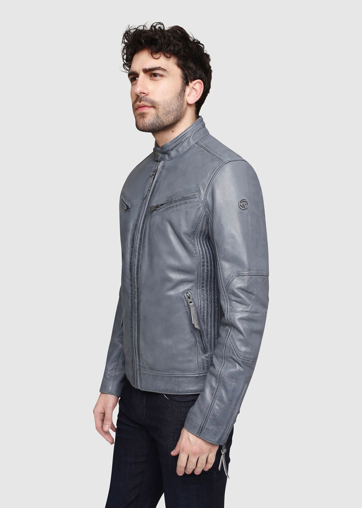 Blouson en cuir LYNCH CASTING