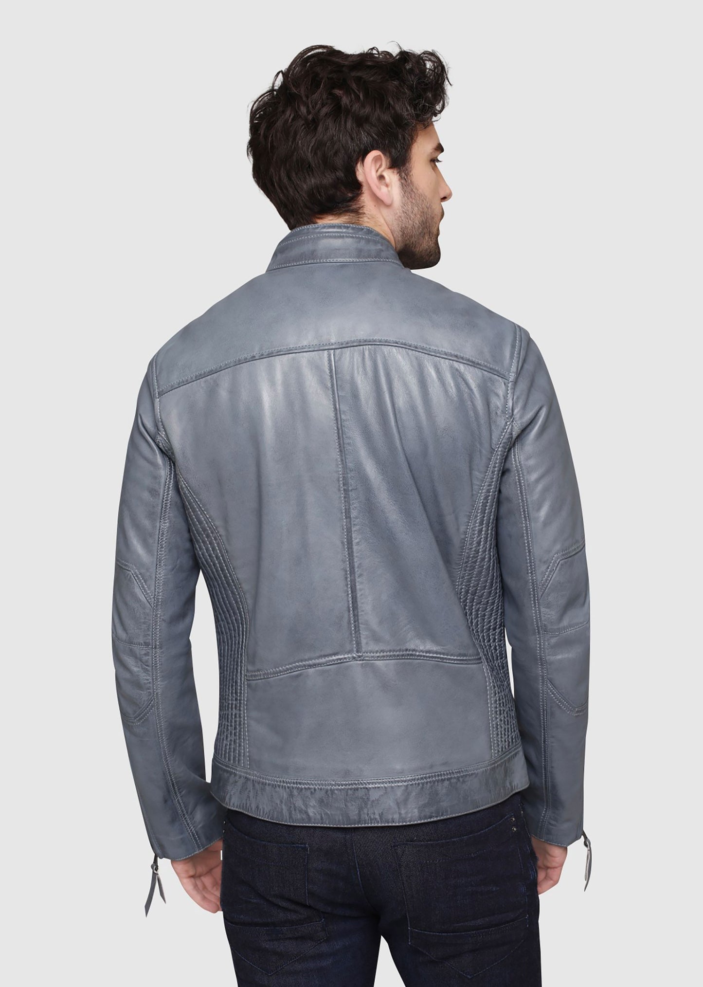 Blouson en cuir LYNCH CASTING