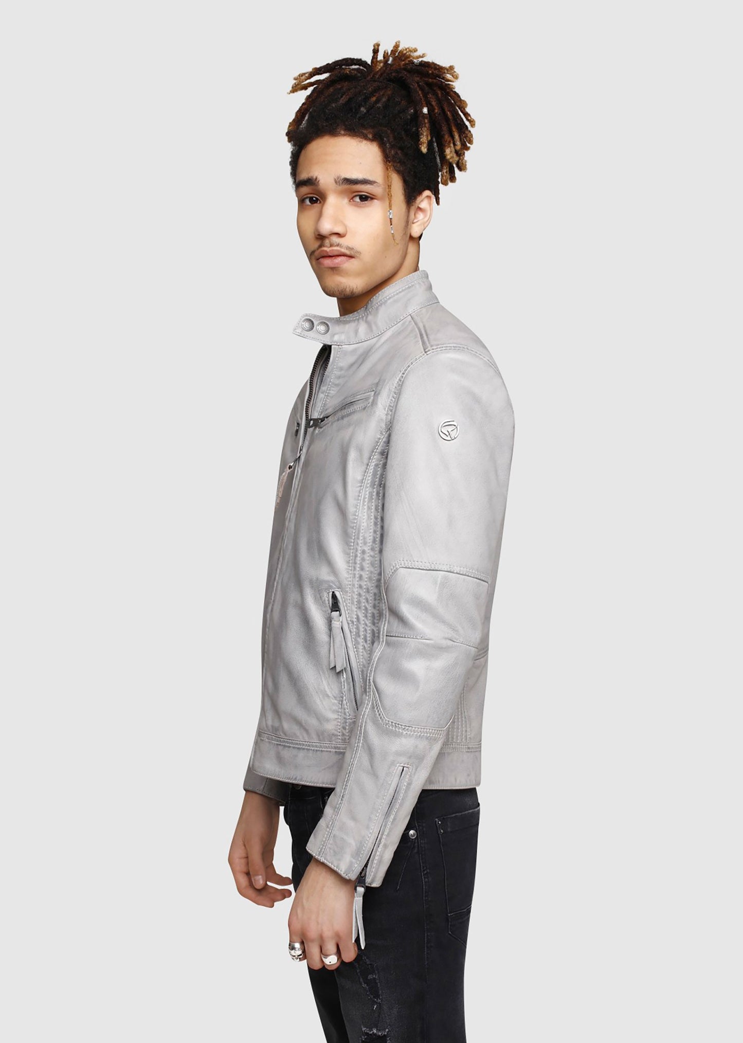 Blouson en cuir LYNCH CASTING