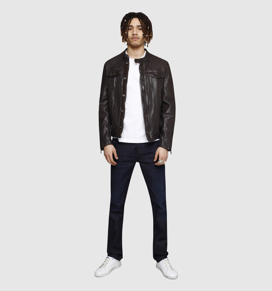 Blouson en cuir FINCHER JANEIRO