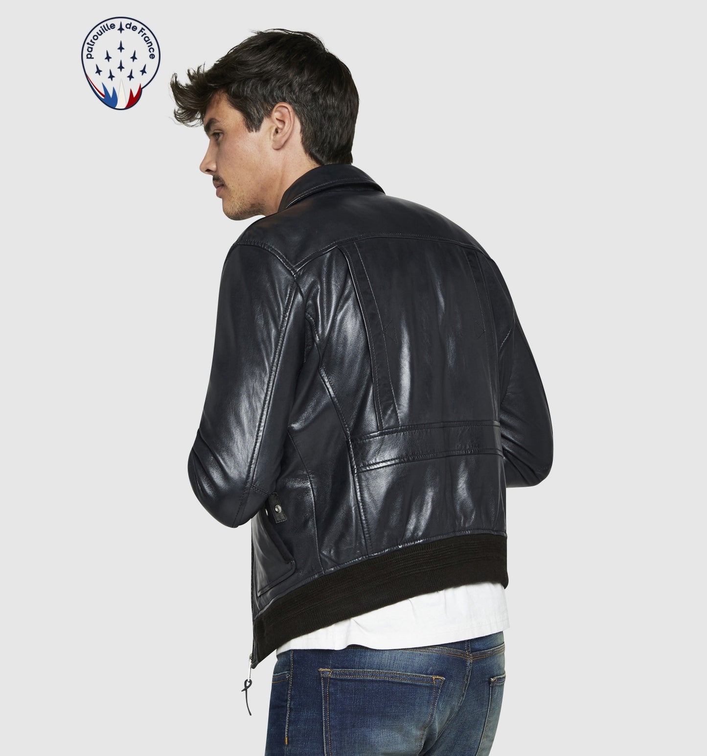 Blouson en cuir ATLANTIS CASTING