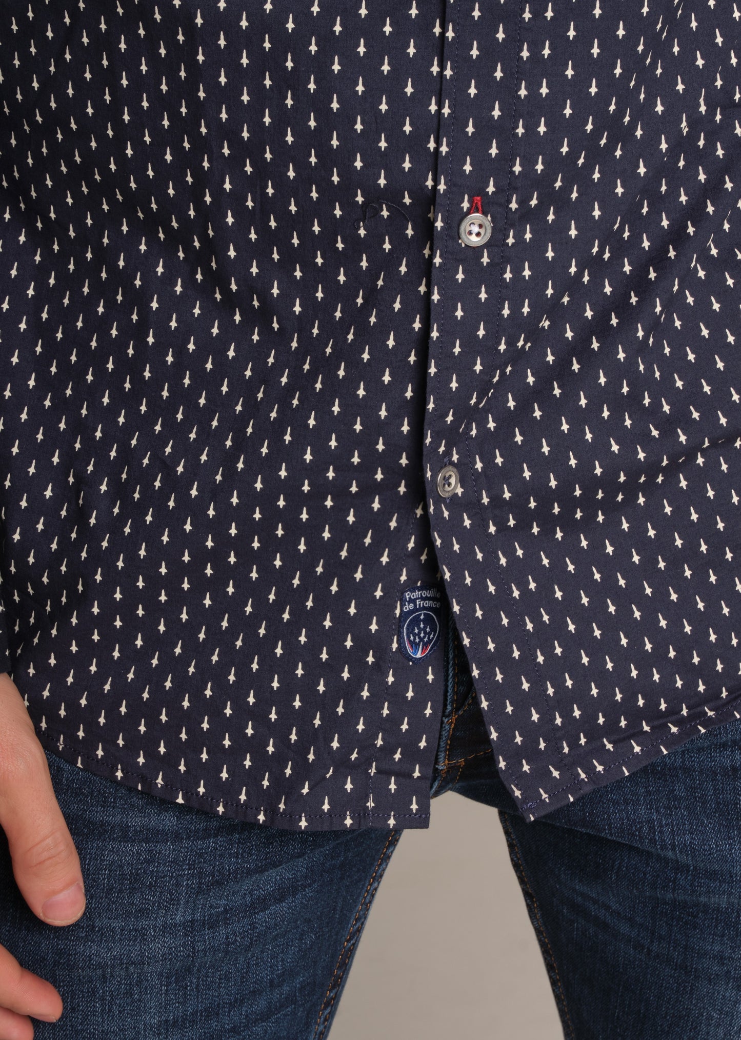 Chemise en coton LOOPING NATO