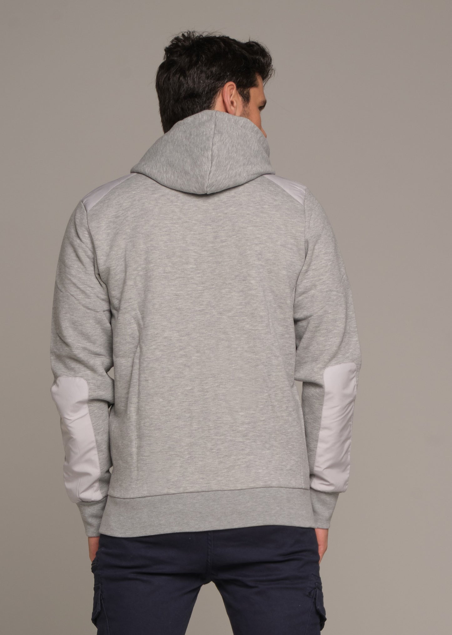 Sweatshirt zippé en molleton NIGHT POSTER