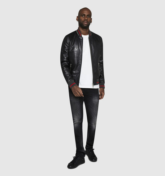 Blouson cuir LETO STAFFORD