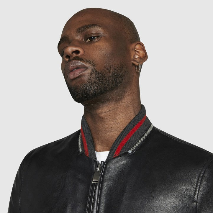 Blouson cuir LETO STAFFORD