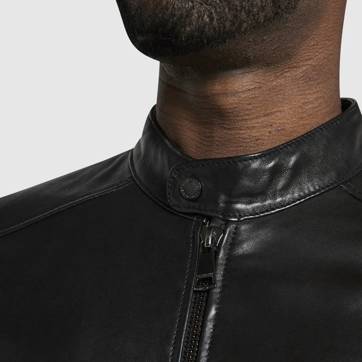 Blouson cuir MCQUEEN STAFFORD