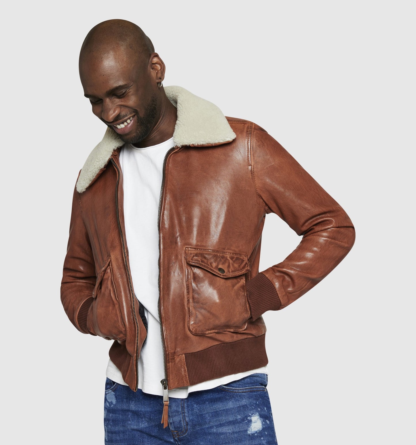 Blouson cuir PILOT JANEIRO