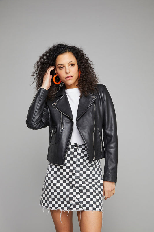 Blouson cuir TAYLOR PALOMA noir
