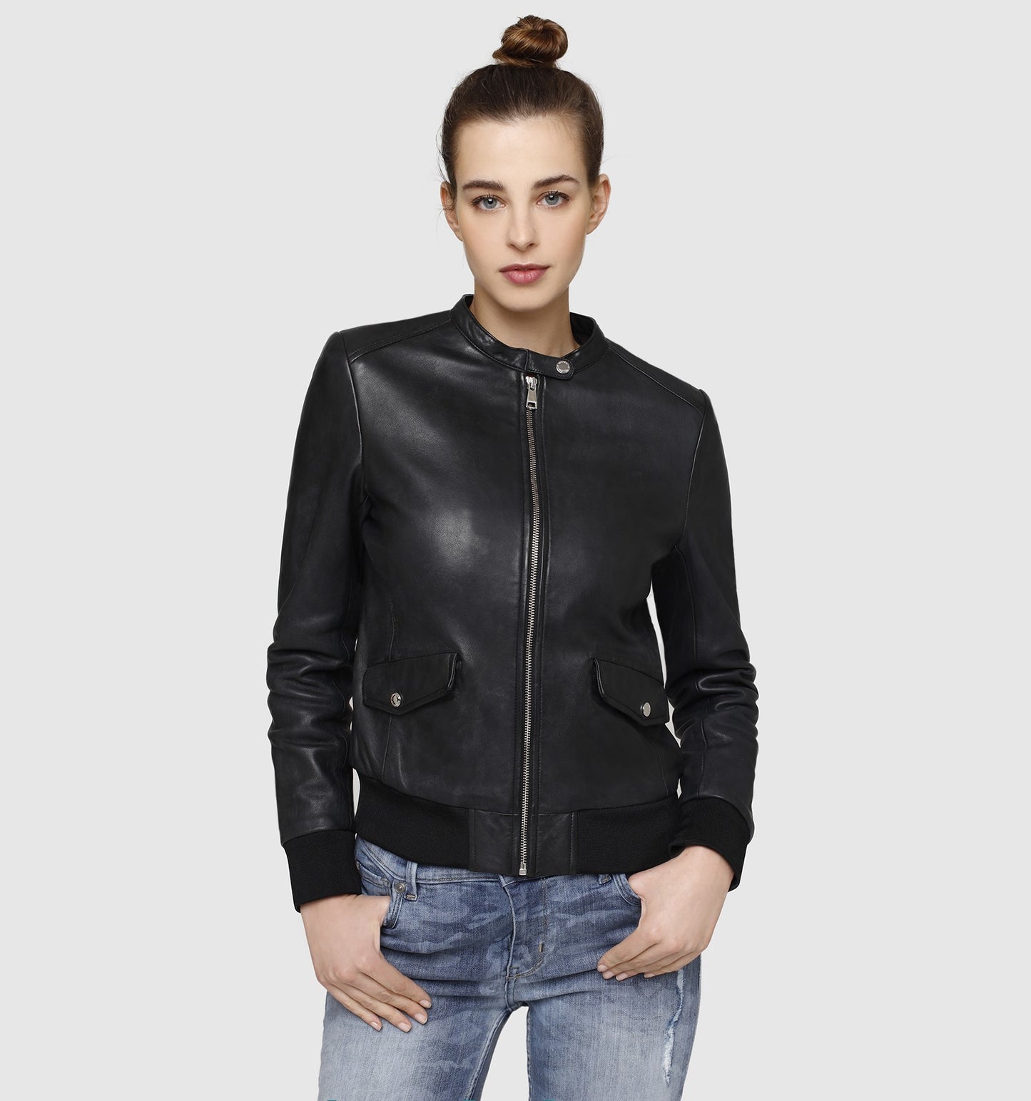 Blouson en cuir LINER SALSA