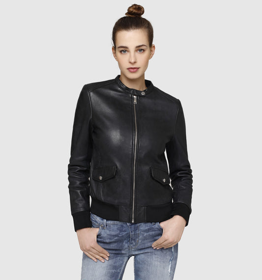 Blouson en cuir LINER SALSA