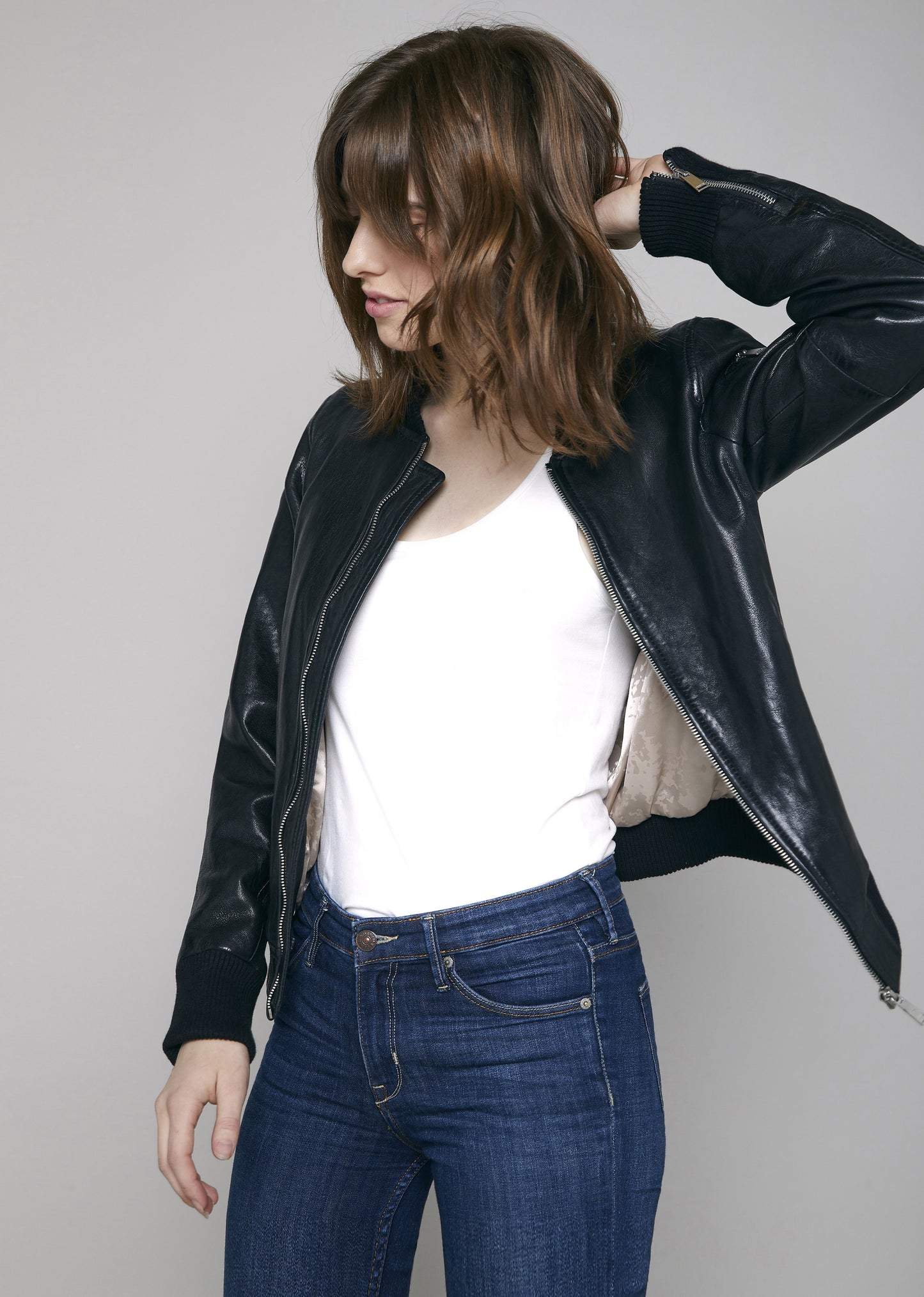 Blouson cuir KELIS EARLEY