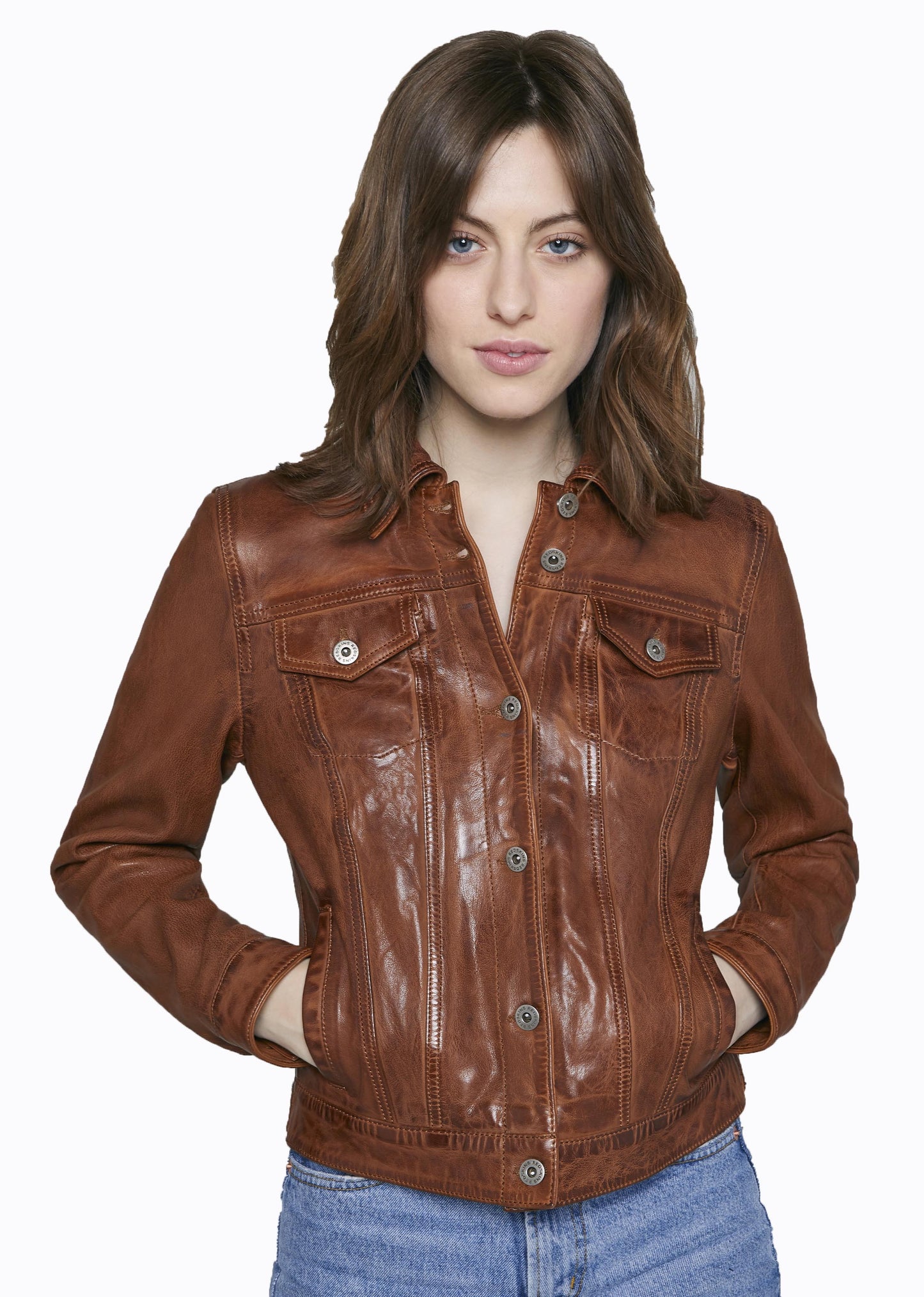Blouson cuir PERCY EARLEY
