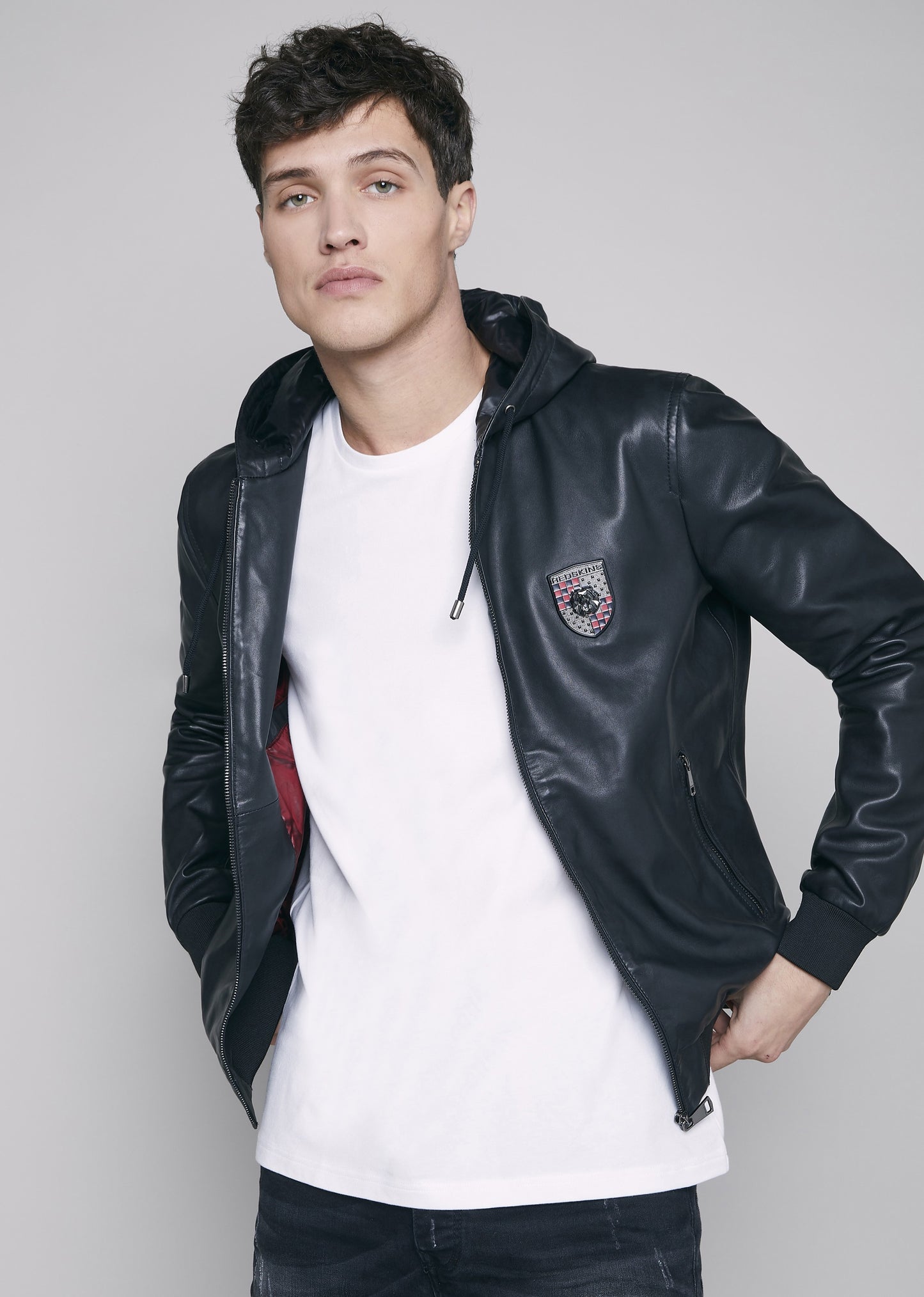 Veste en cuir ASTON SEA