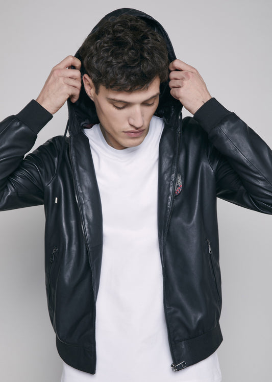 Veste en cuir ASTON SEA