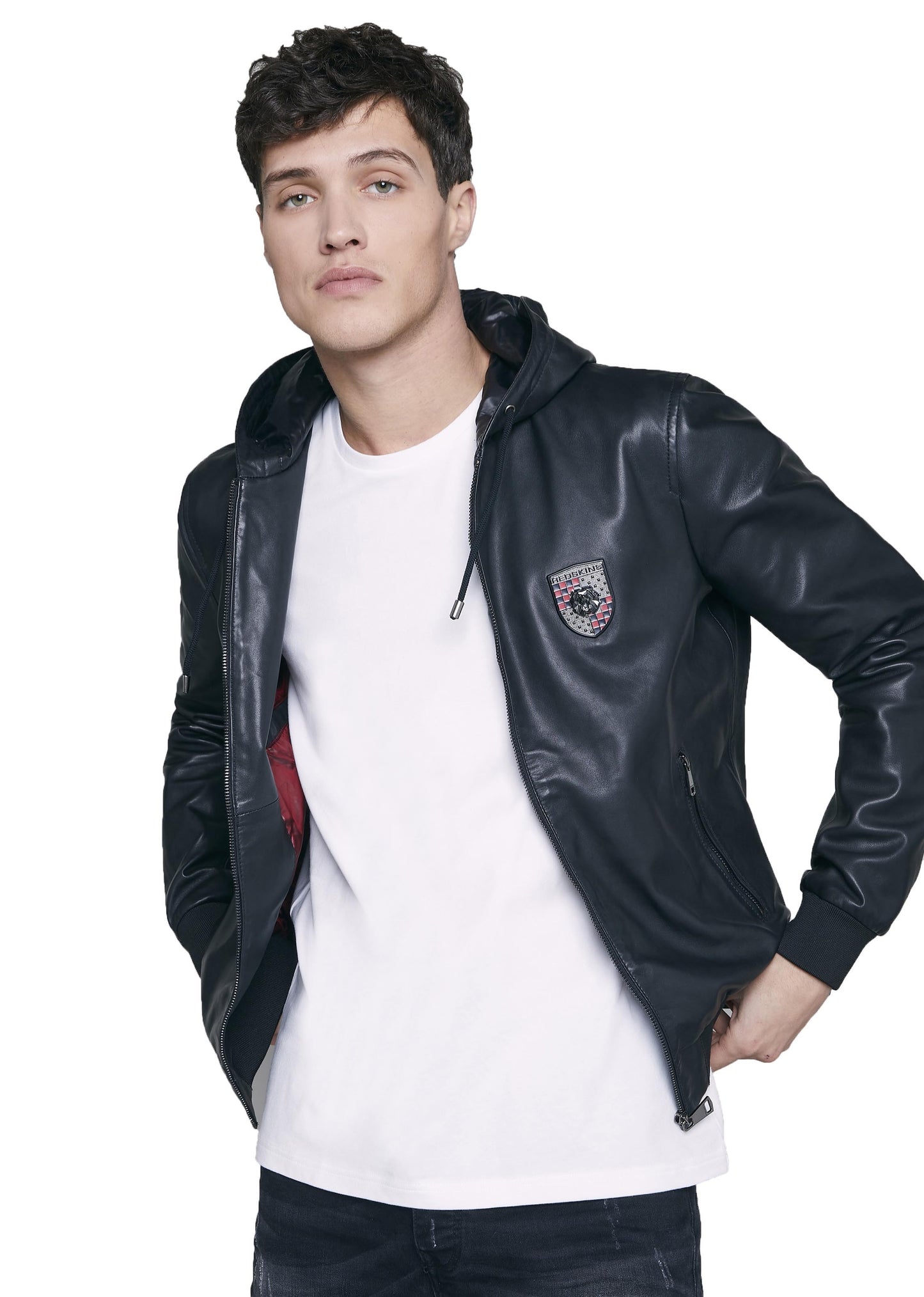 Veste en cuir ASTON SEA