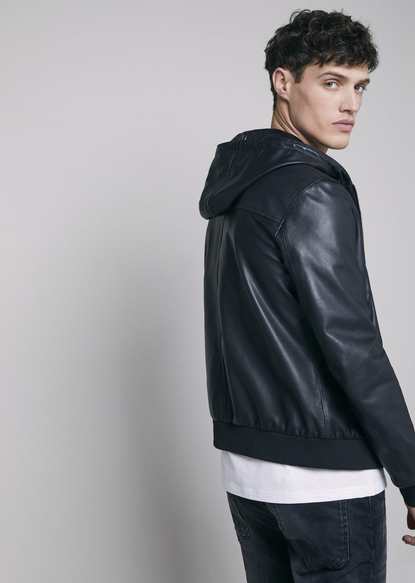 Veste en cuir ASTON SEA