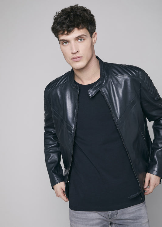 Blouson cuir ASTOR STARTUP
