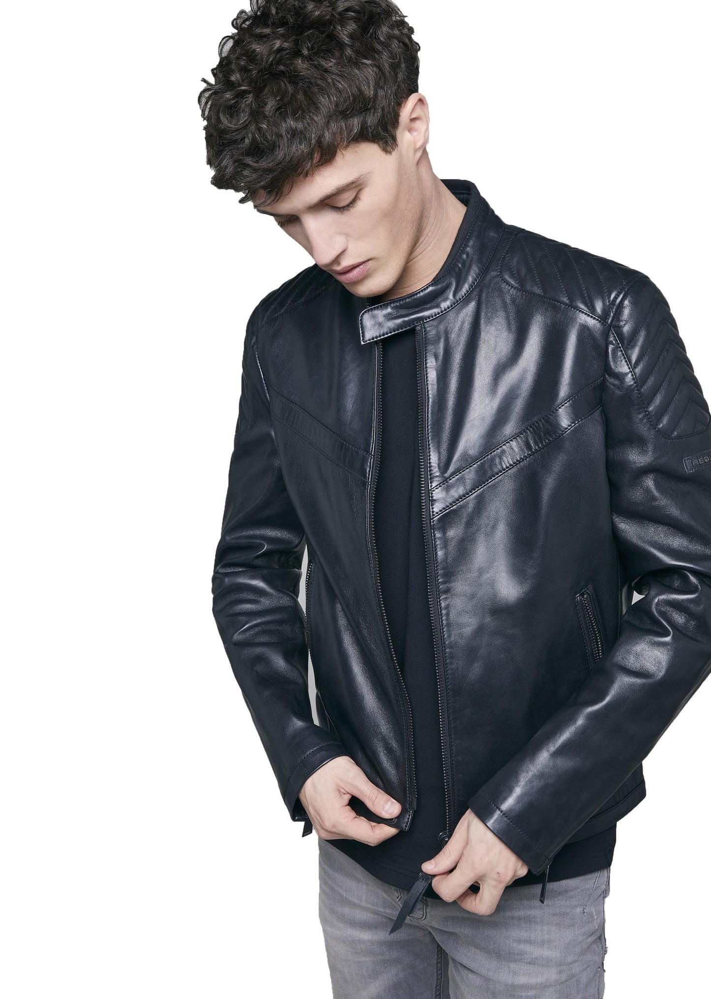 Blouson cuir ASTOR STARTUP