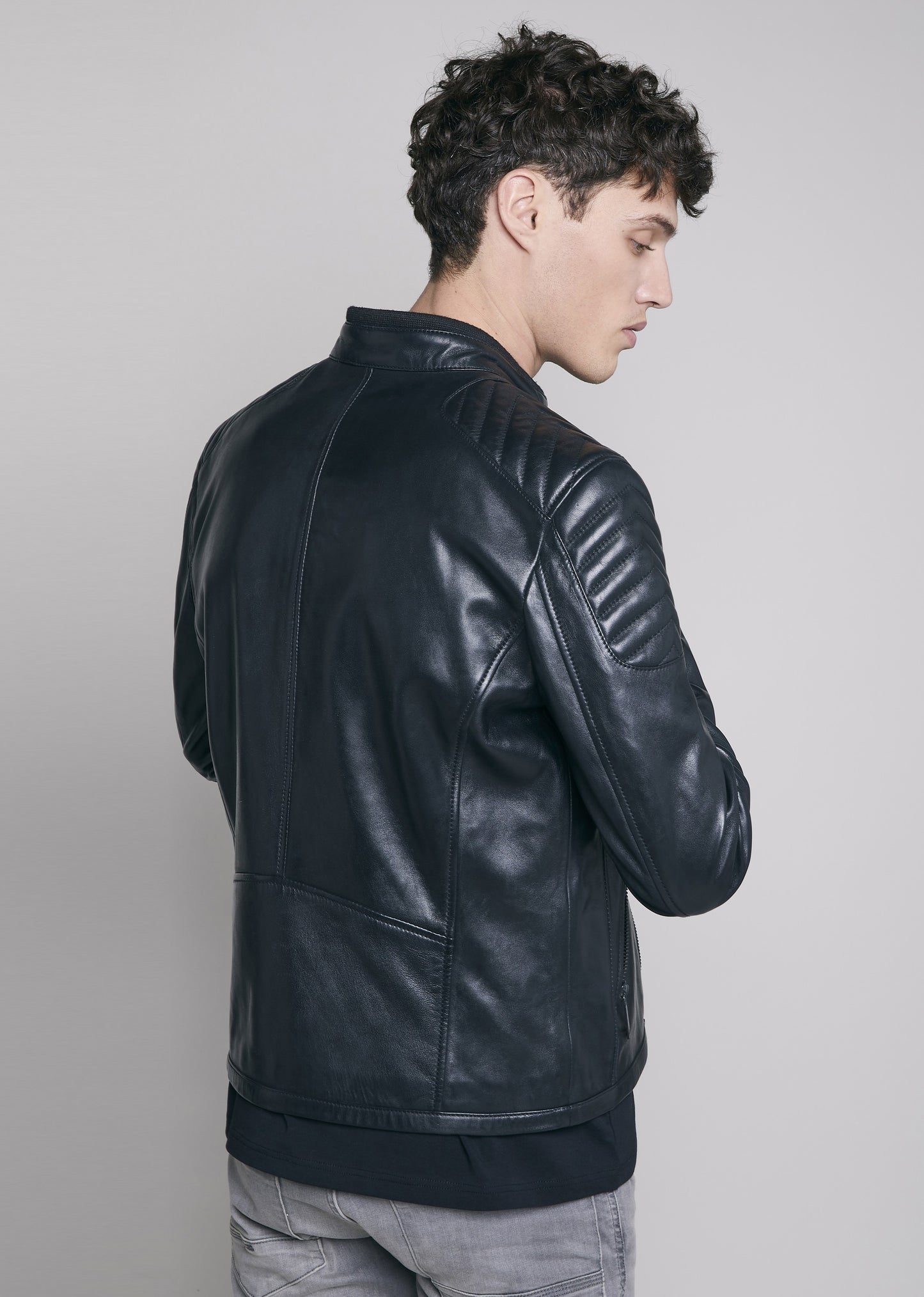 Blouson cuir ASTOR STARTUP