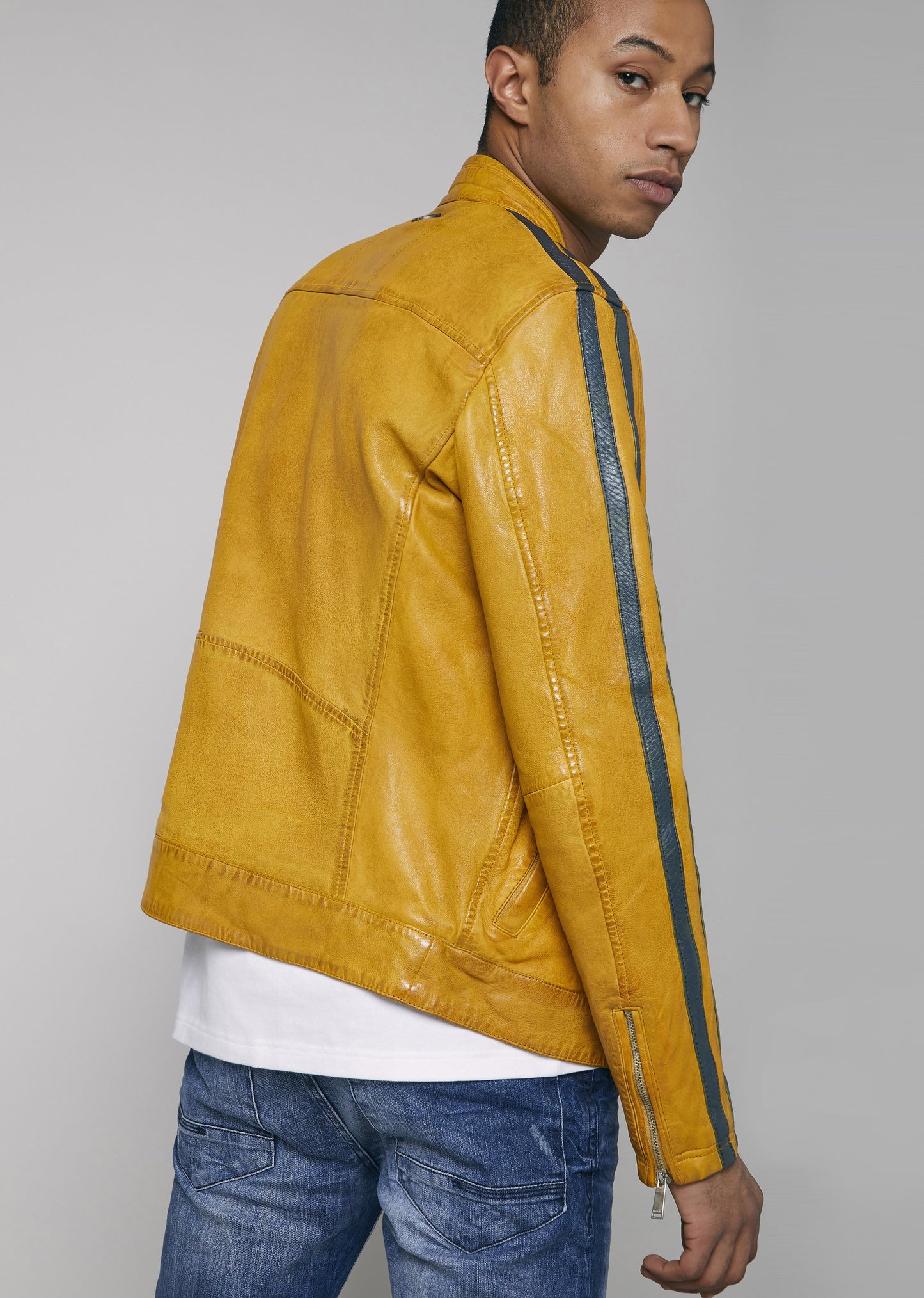 Blouson cuir CARDIFF EARLEY