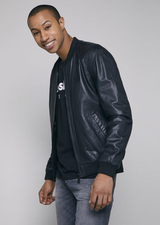 Blouson cuir CITIZEN SISLEY