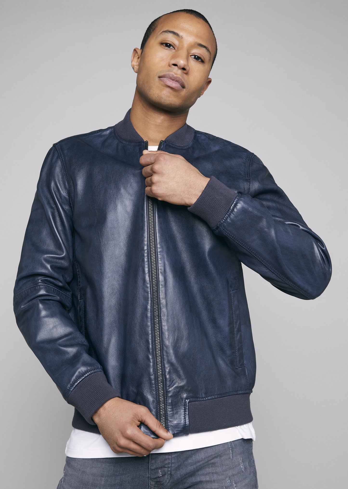 Blouson cuir NEVILLE BERKELEY