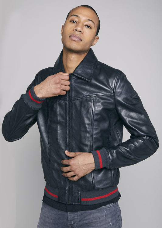 Blouson cuir ROWLEY STARTUP