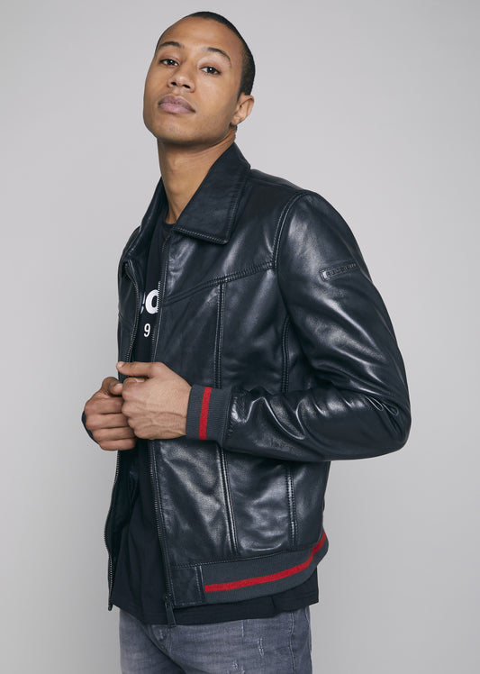 Blouson cuir ROWLEY STARTUP