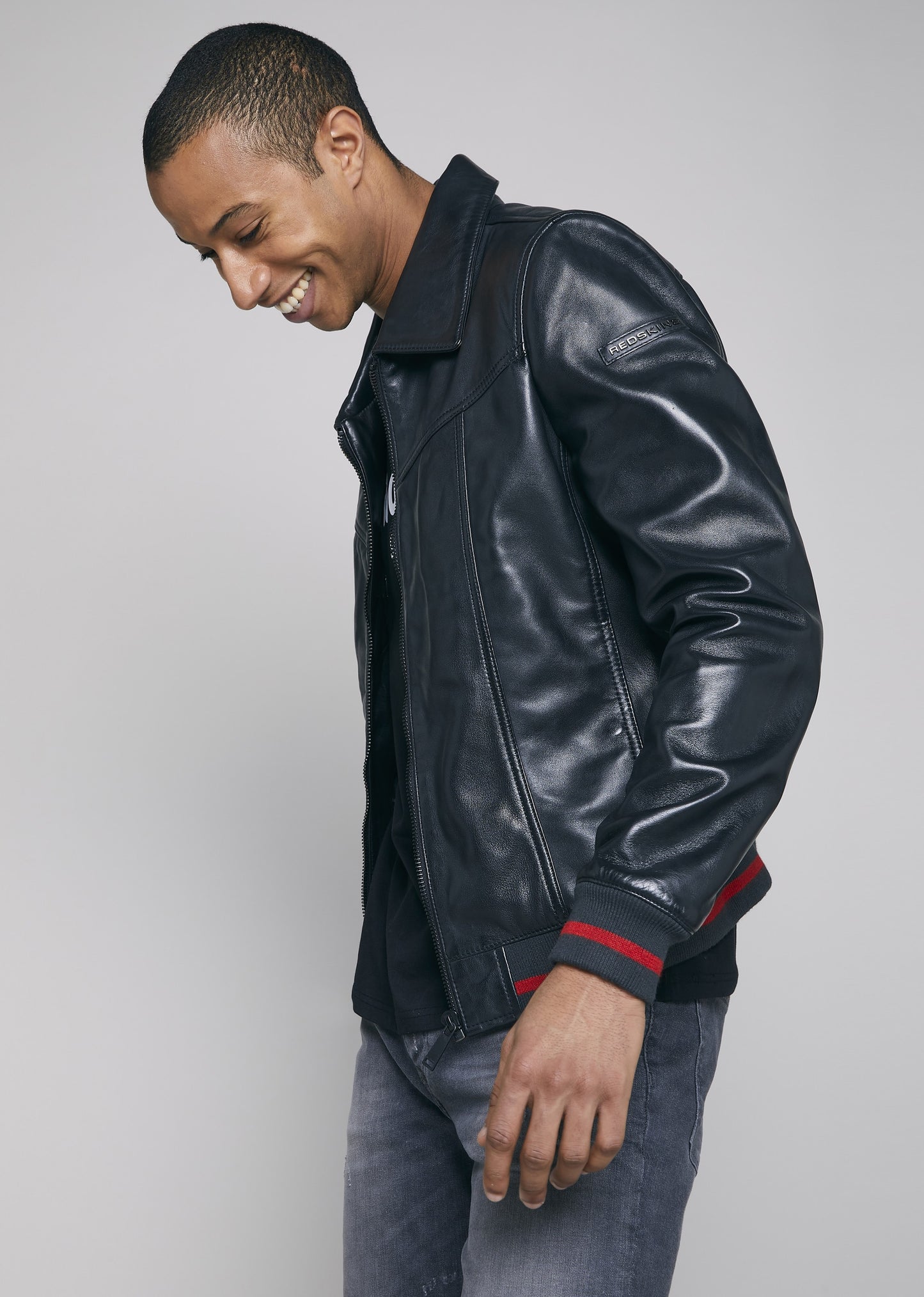 Blouson cuir ROWLEY STARTUP