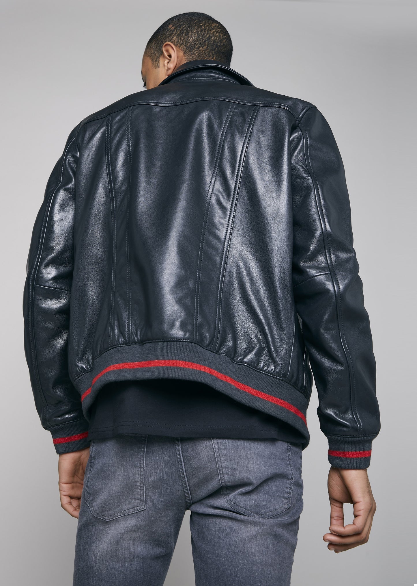 Blouson cuir ROWLEY STARTUP