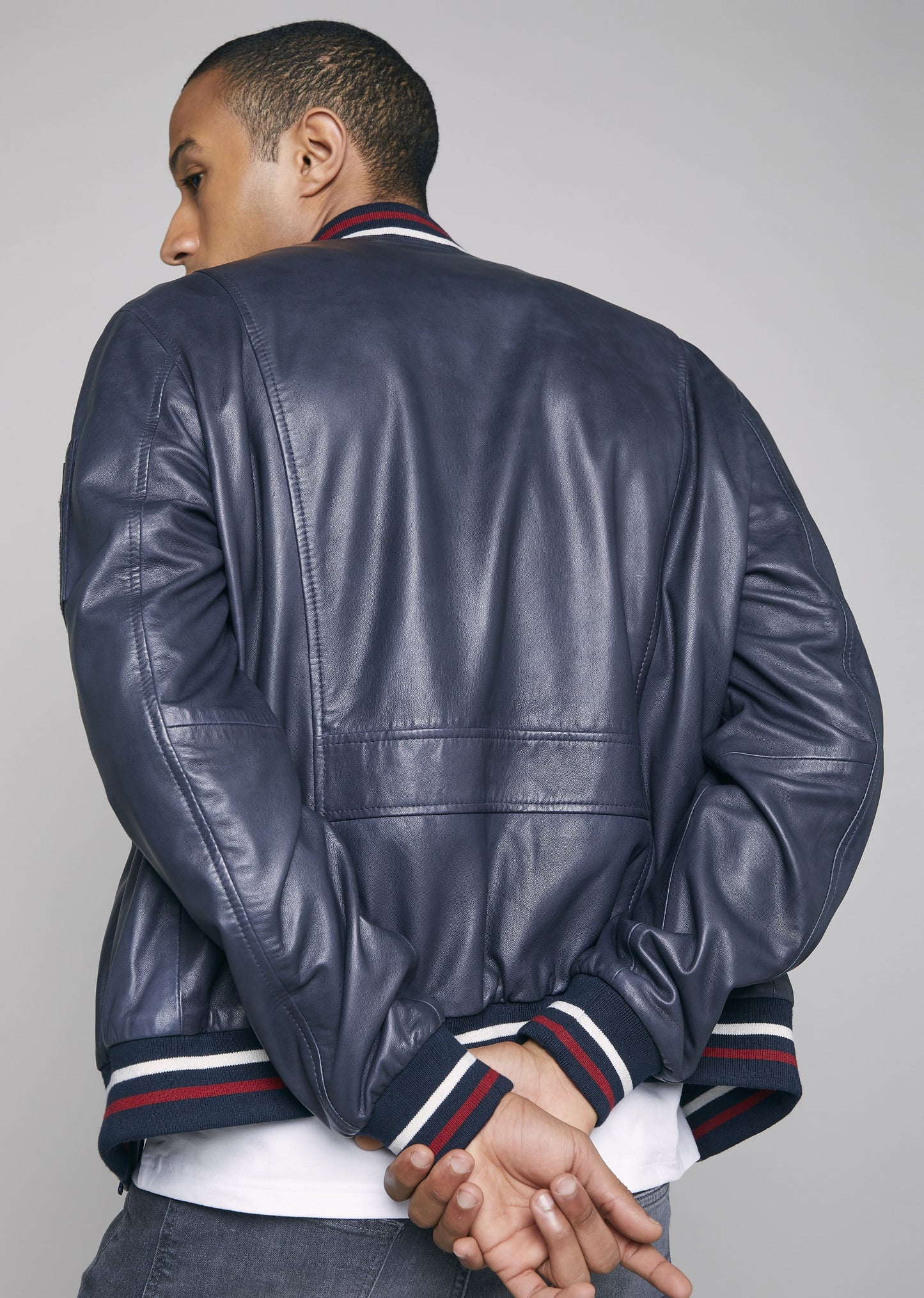 Blouson cuir SELFIE SISLEY